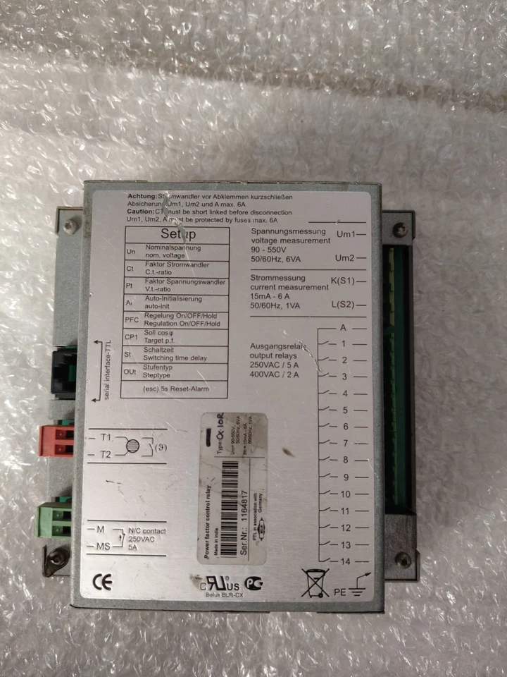 BELUK BLR-CX POWER FACTOR CONTROL RELAY